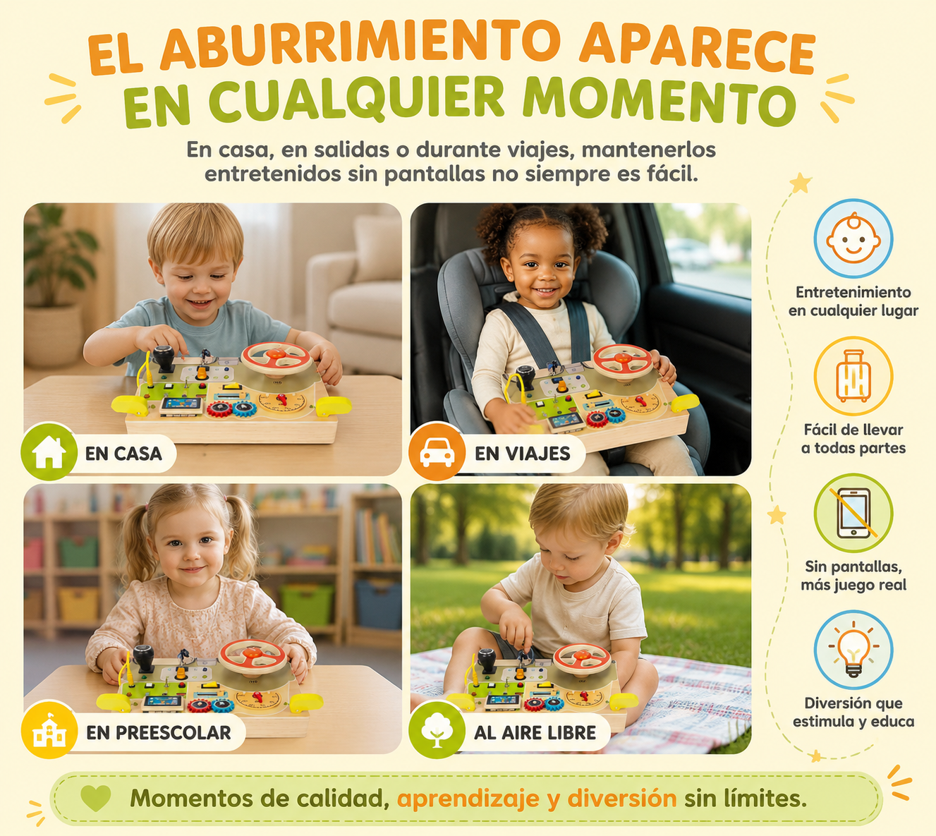 Montessori Sensory Board