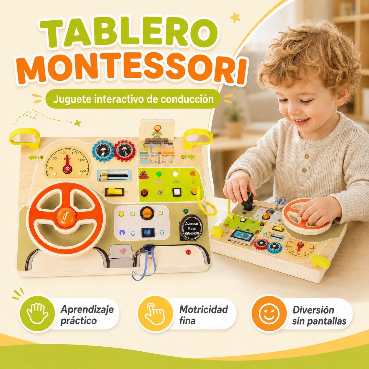 Montessori Sensory Board